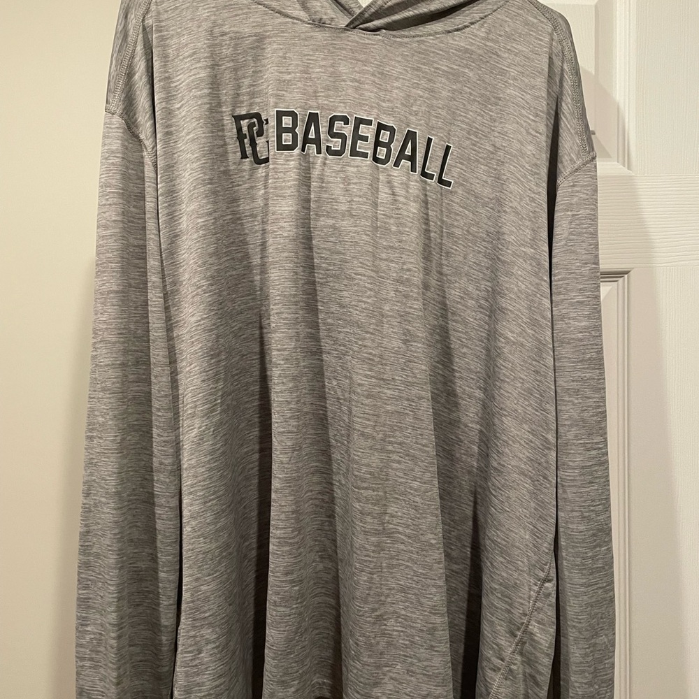 Gray Baseball Hoodie